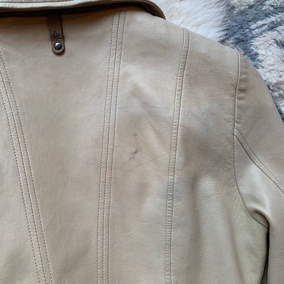 Mackage tan leather moto jacket - Picture 4 of 4